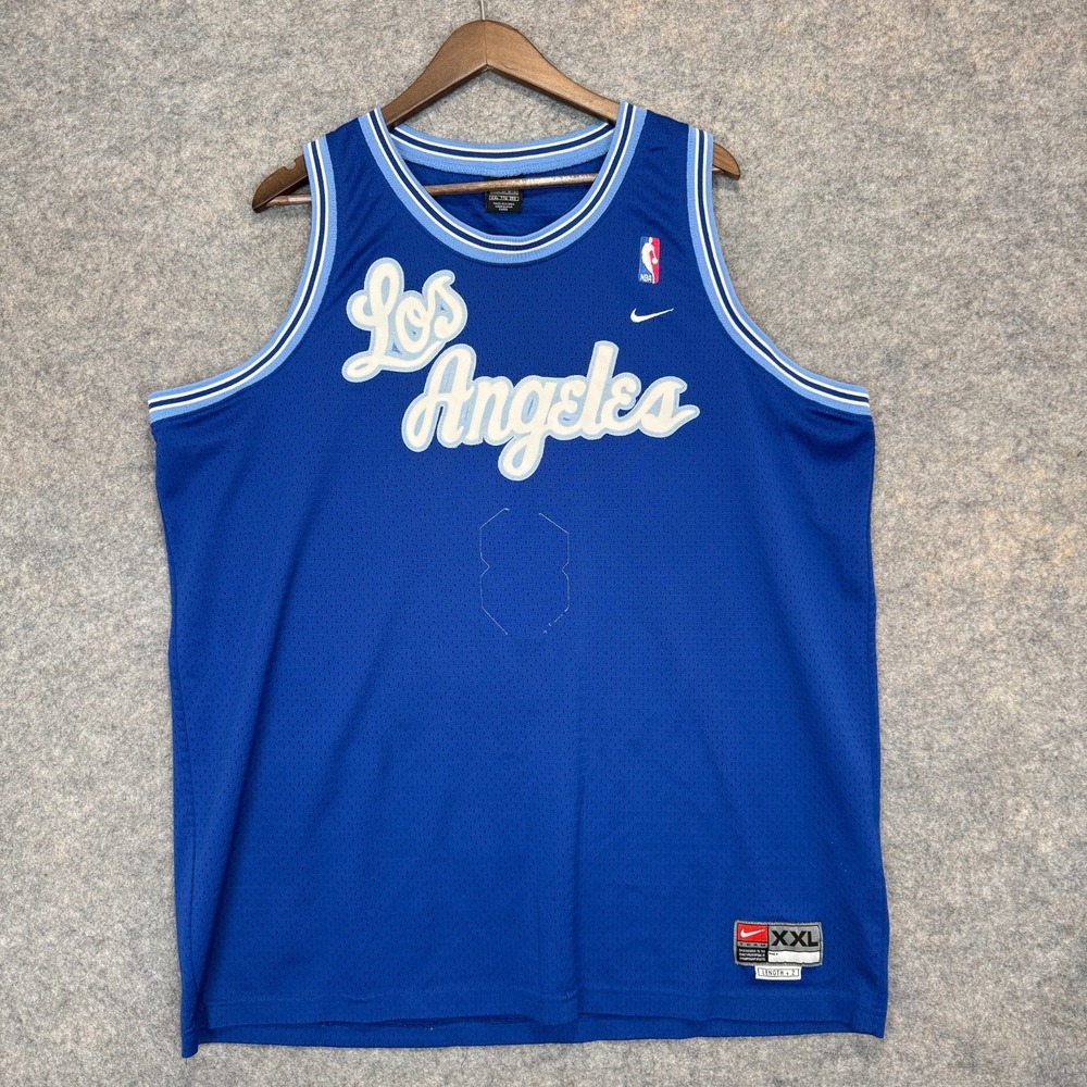 Vintage Nike Kobe Bryant Los Angeles Lakers #8 HWC Script Jersey Mens 2XL +2 Y2K
